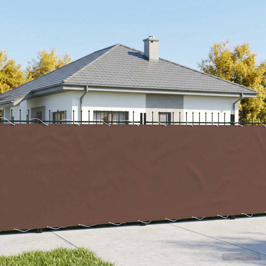Balkono privatumo ekranas 150 x 500 cm Audinys su PU danga Ruda