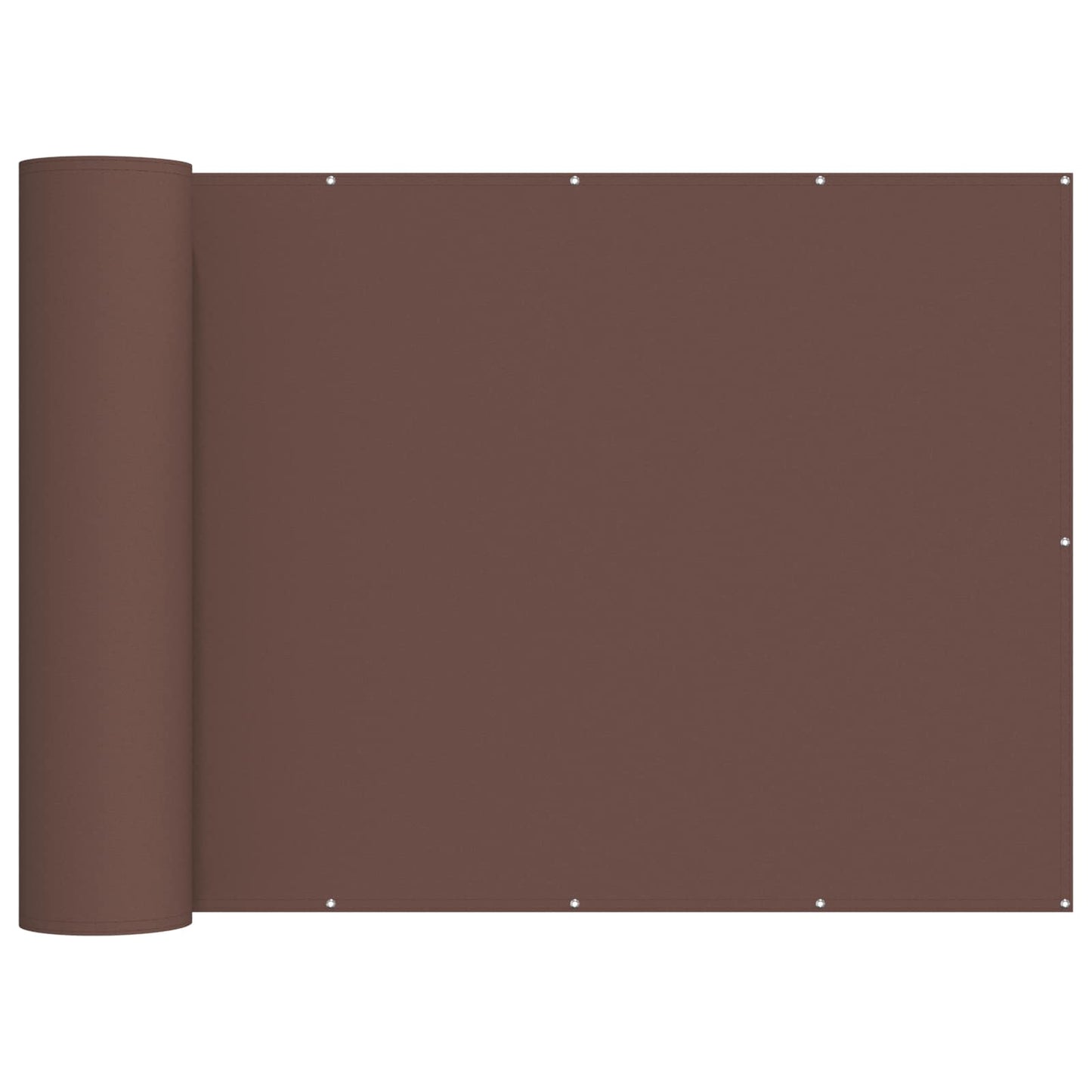 Balkono privatumo ekranas 150 x 500 cm Audinys su PU danga Ruda