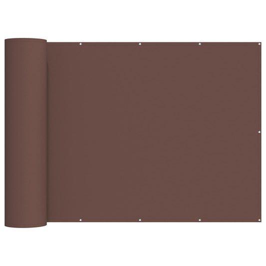 Balkono privatumo ekranas 150 x 700 cm Audinys su PU danga Ruda