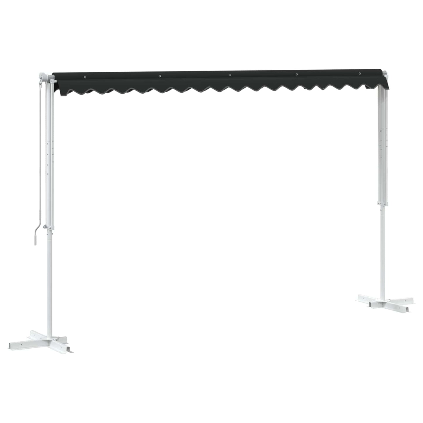 Atvira markizė Antracito 4 × 3 m Poliesteris