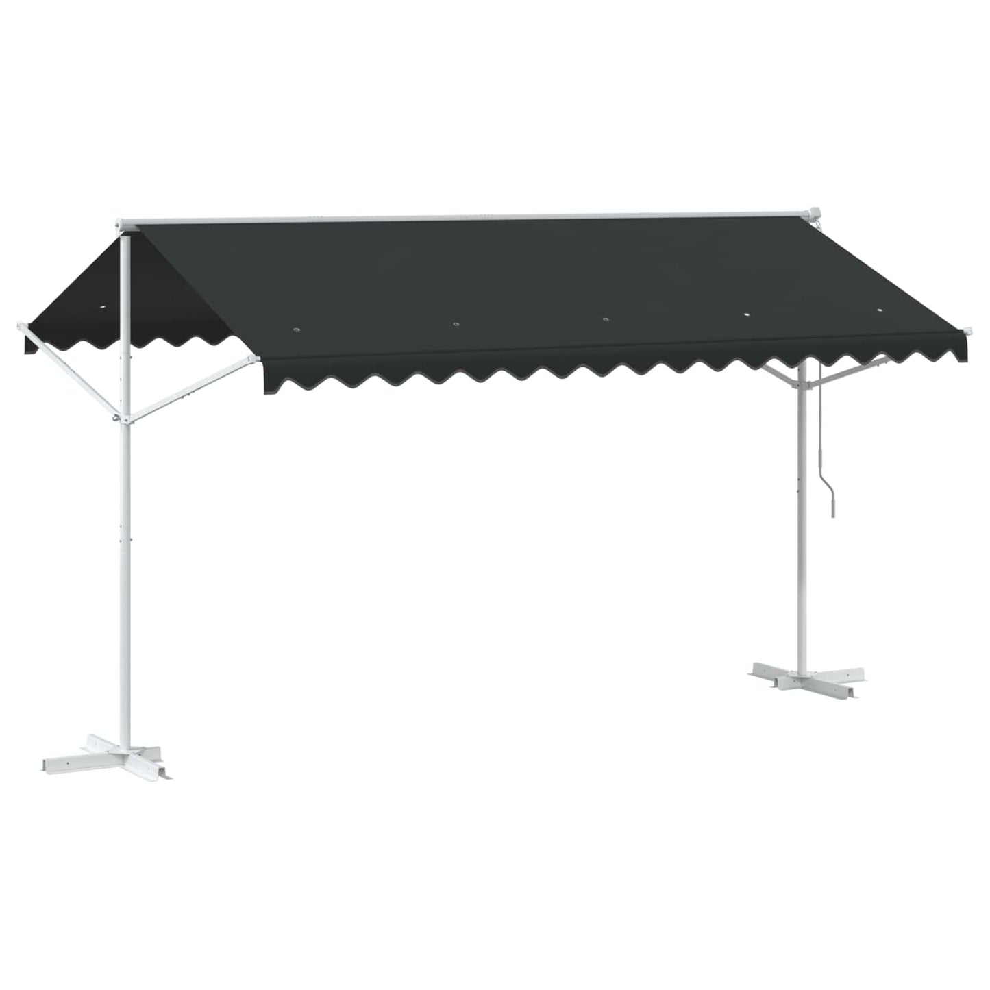 Atvira markizė Antracito 4 × 3 m Poliesteris