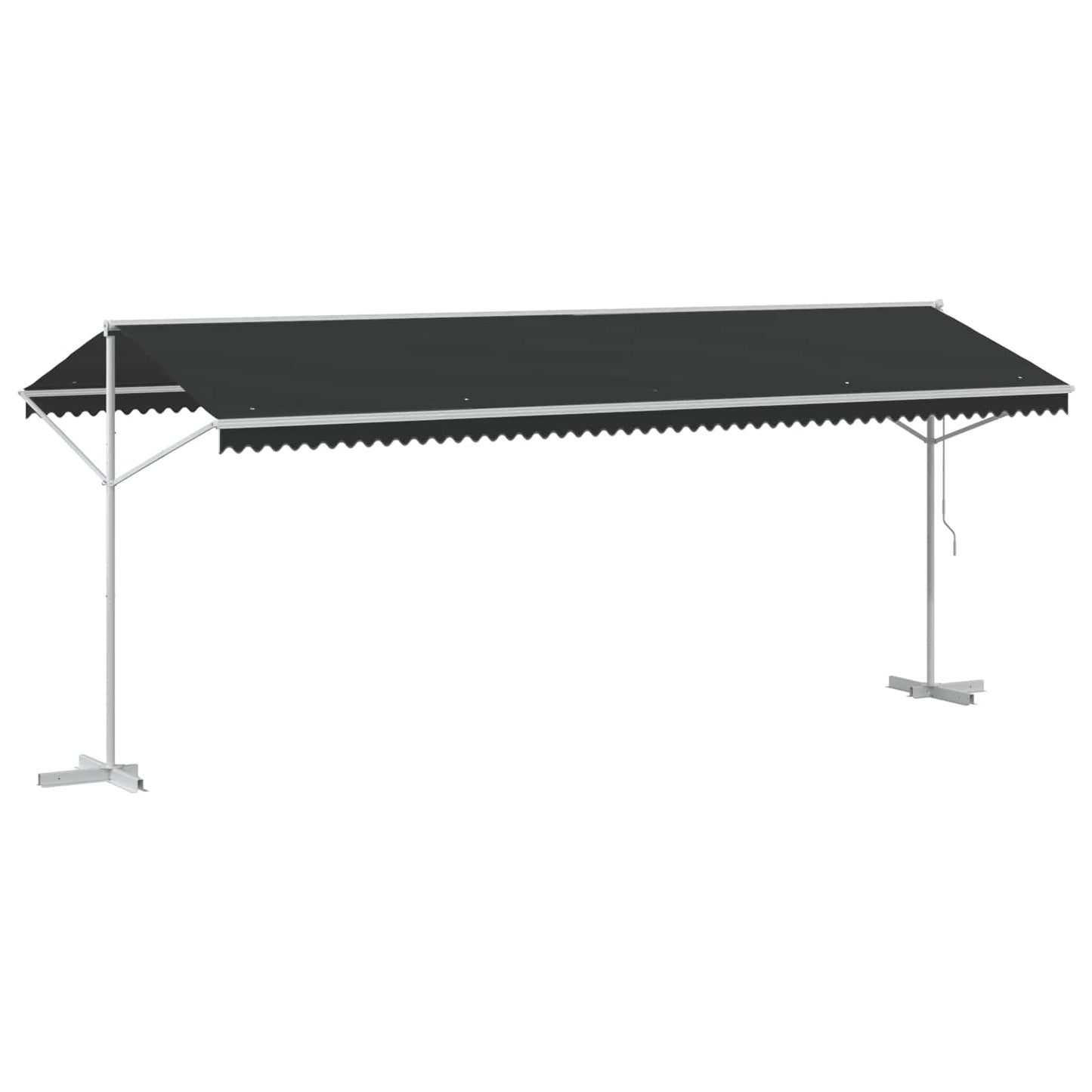 Atvira markizė Antracito 6 x 3 m Poliesteris