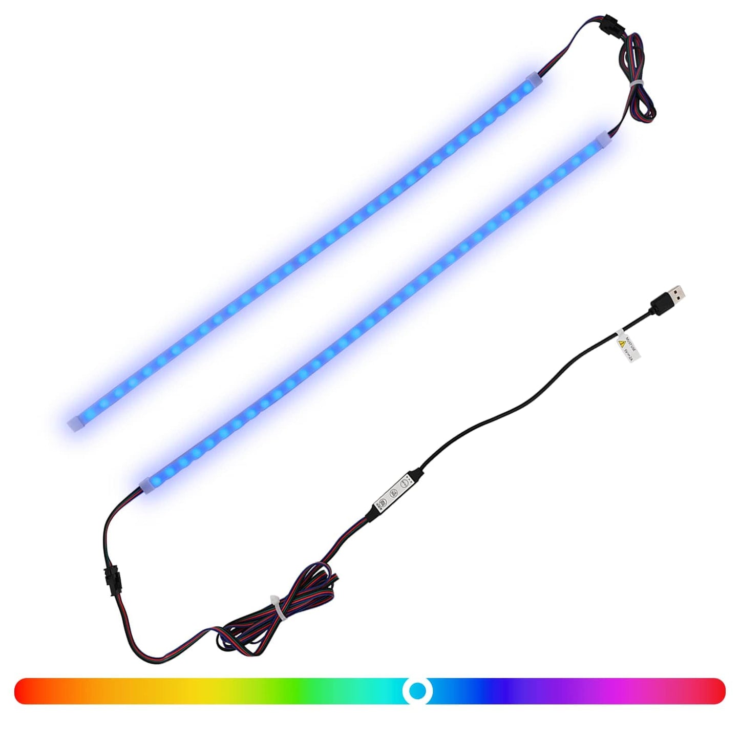LED juosta 110 cm Įvairiaspalvis PVC