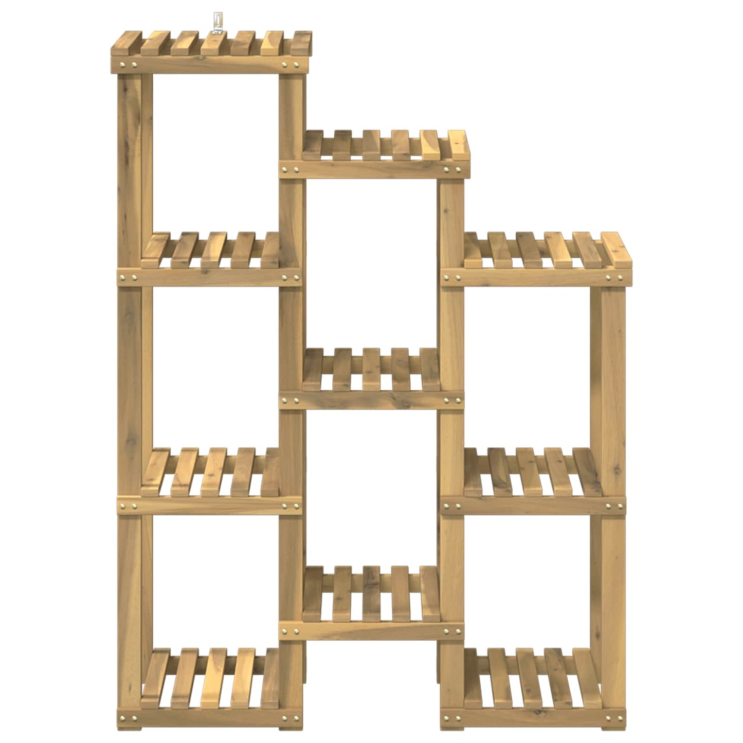 Augalų stovas Balta 85 x 30 x 114,5 cm Kietos akacijos mediena