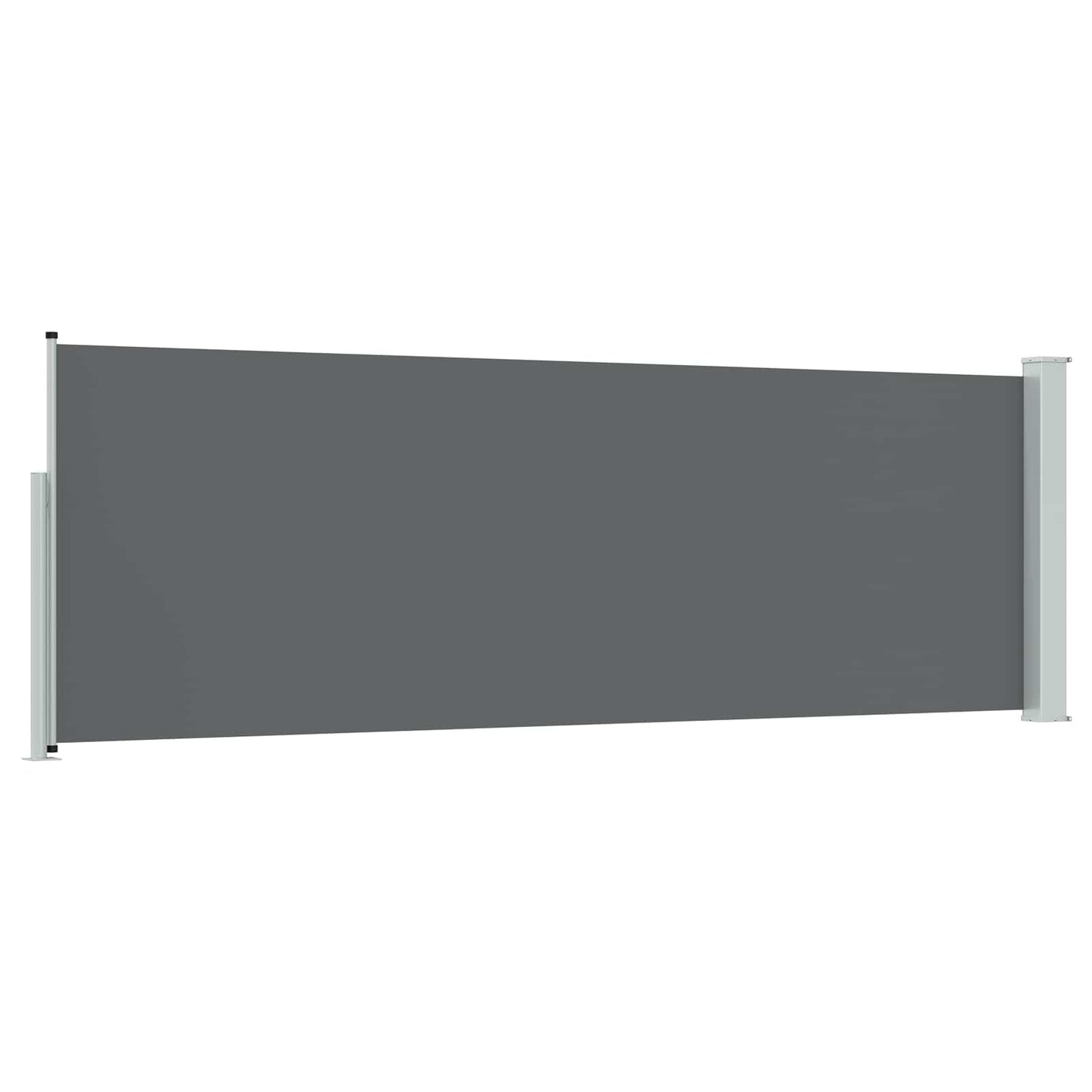 Ištraukiama šoninė užuolaida Antracito 500 x 100 cm Poliesteris