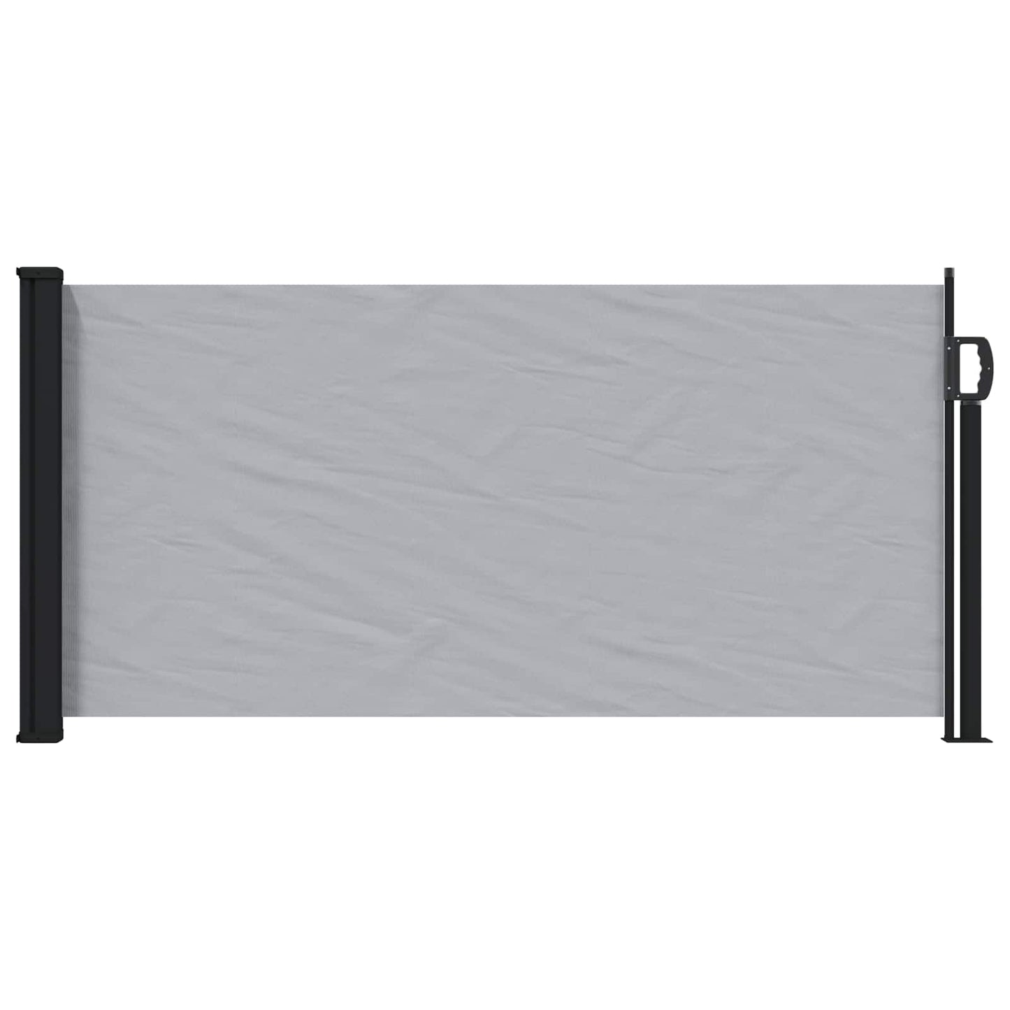 Ištraukiama šoninė užuolaida Pilka 300 x 100 cm Poliesteris
