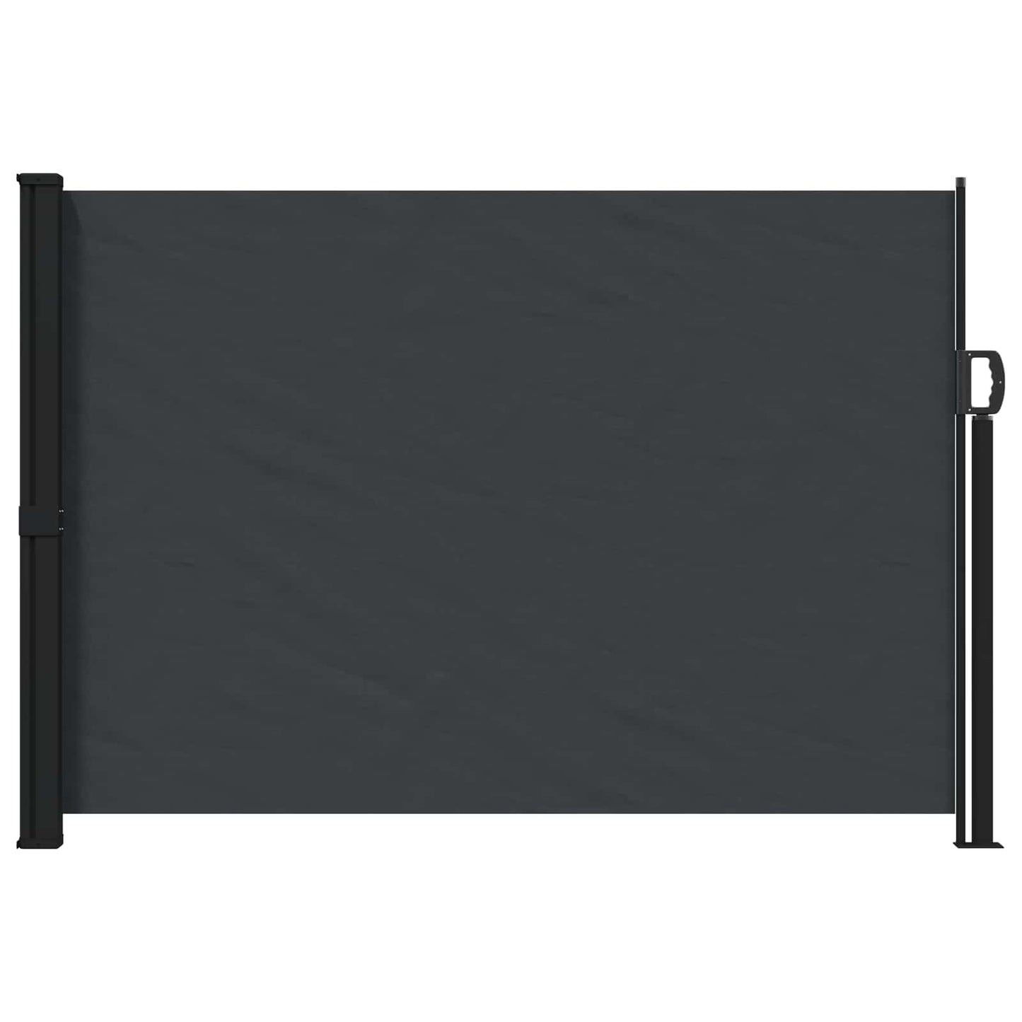 Ištraukiama šoninė užuolaida Juoda 300 x 170 cm Poliesteris