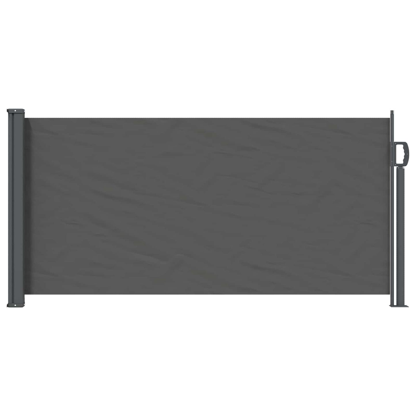 Ištraukiama šoninė užuolaida Antracito 300 x 100 cm Poliesteris