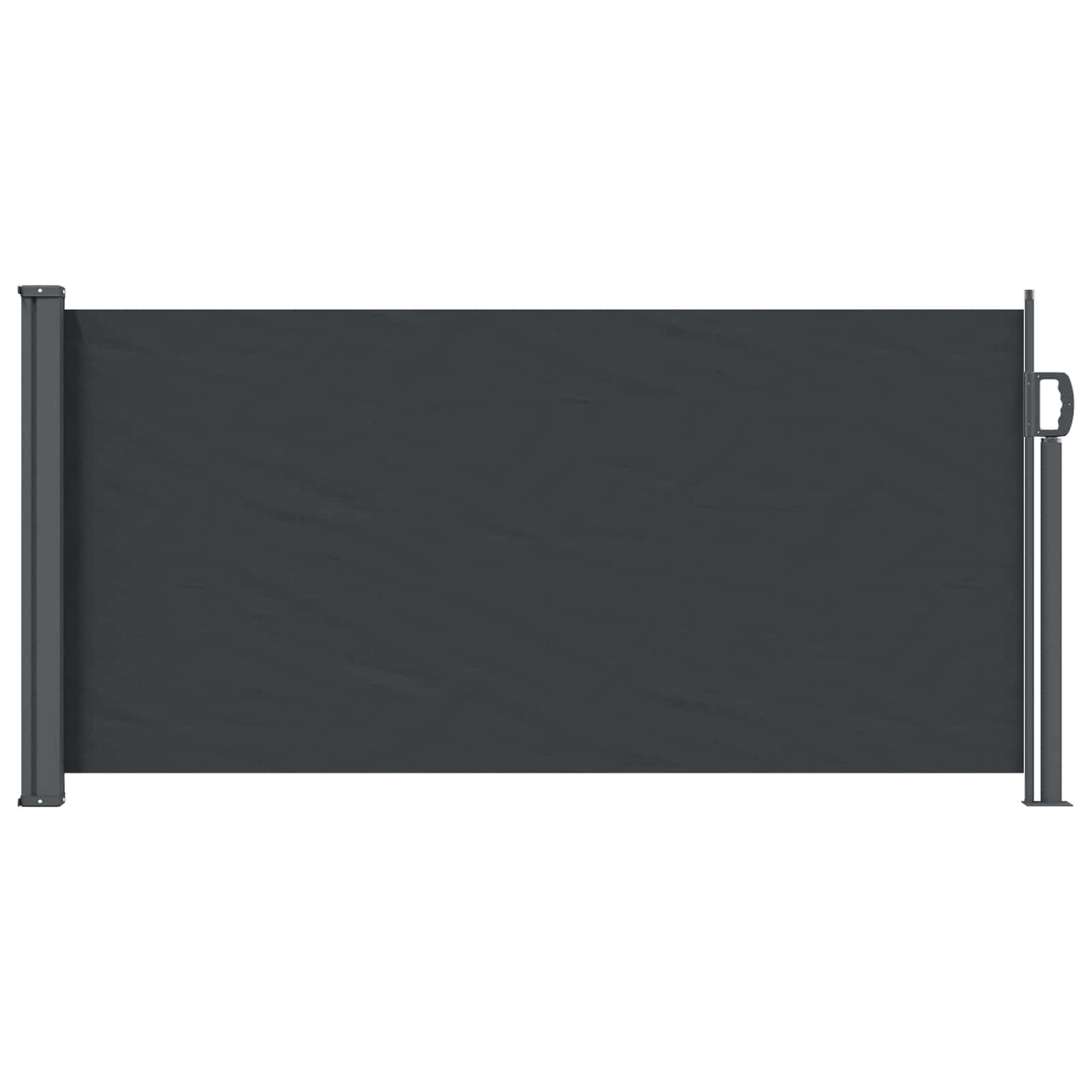 Ištraukiama šoninė užuolaida Juoda 300 x 100 cm Poliesteris