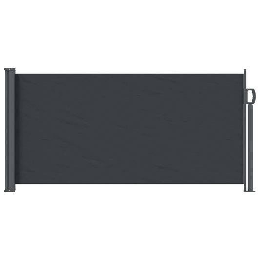 Ištraukiama šoninė užuolaida Juoda 300 x 100 cm Poliesteris
