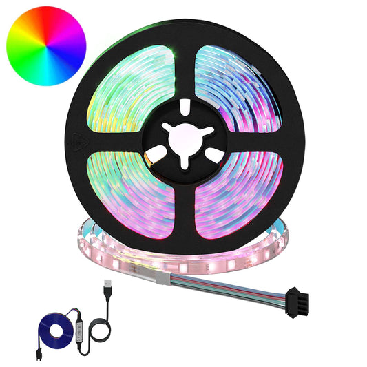 LED juosta 12 pcs Juoda ir permatoma 2500 mm Varis ir plastikas