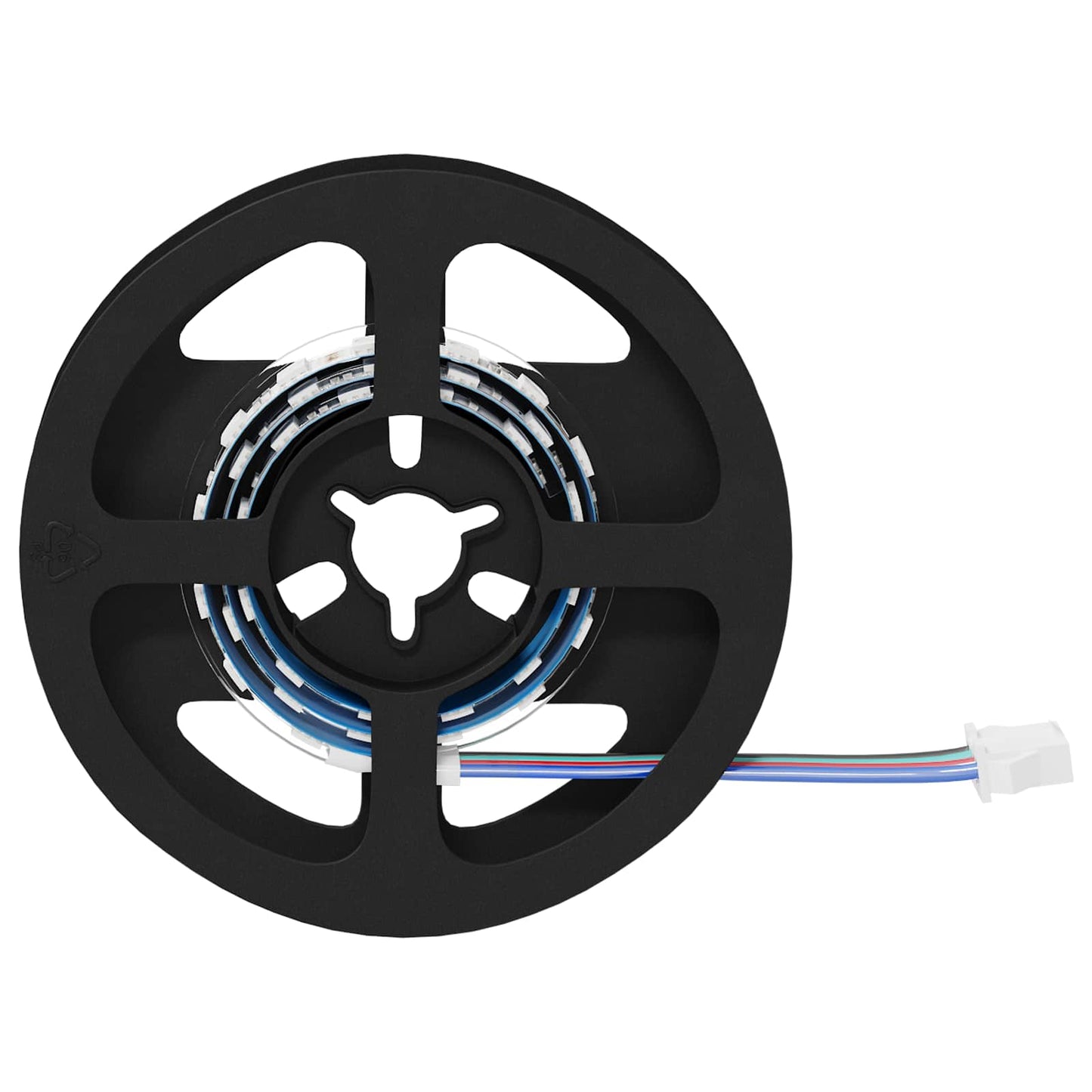 LED juosta 12 pcs Juoda ir permatoma 350 mm Varis ir plastikas