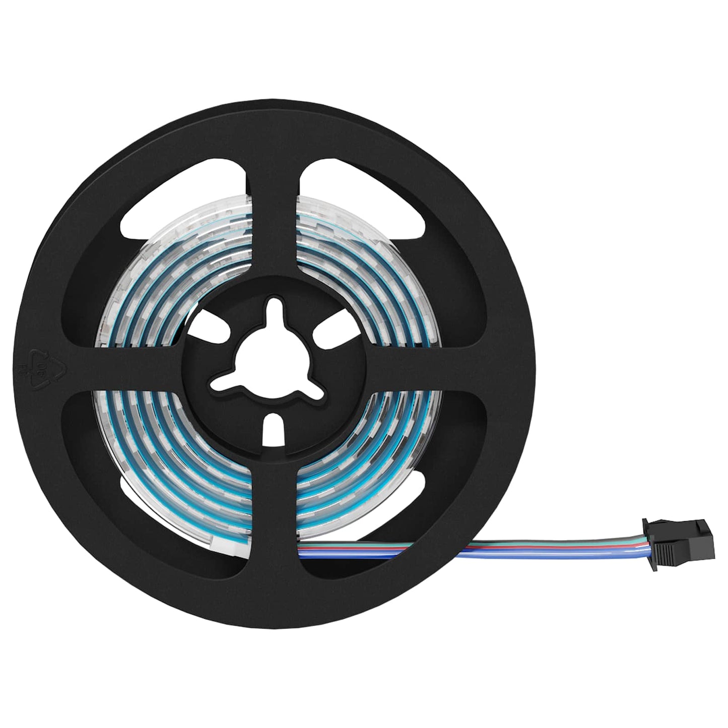 LED juosta 12 pcs Juoda ir permatoma 1200 mm Varis ir plastikas