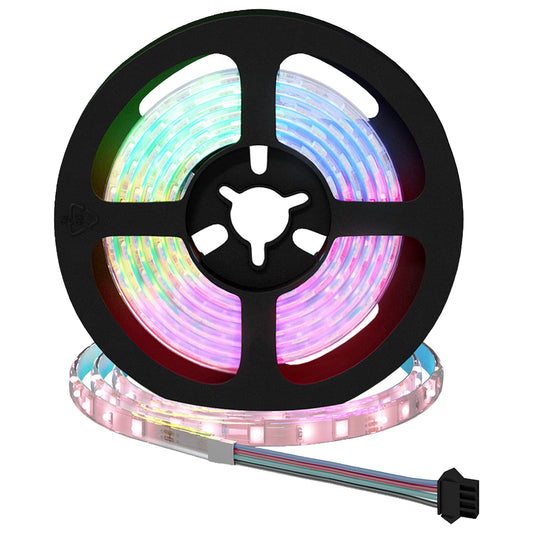 LED juosta 12 pcs Juoda ir permatoma 1300 mm Varis ir plastikas