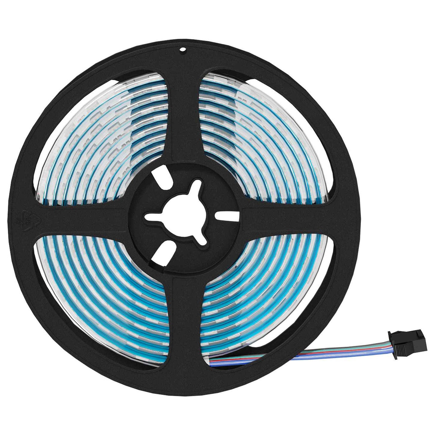 LED juosta 4 pcs Juoda ir permatoma 210 x 0,8 x 0,3 cm