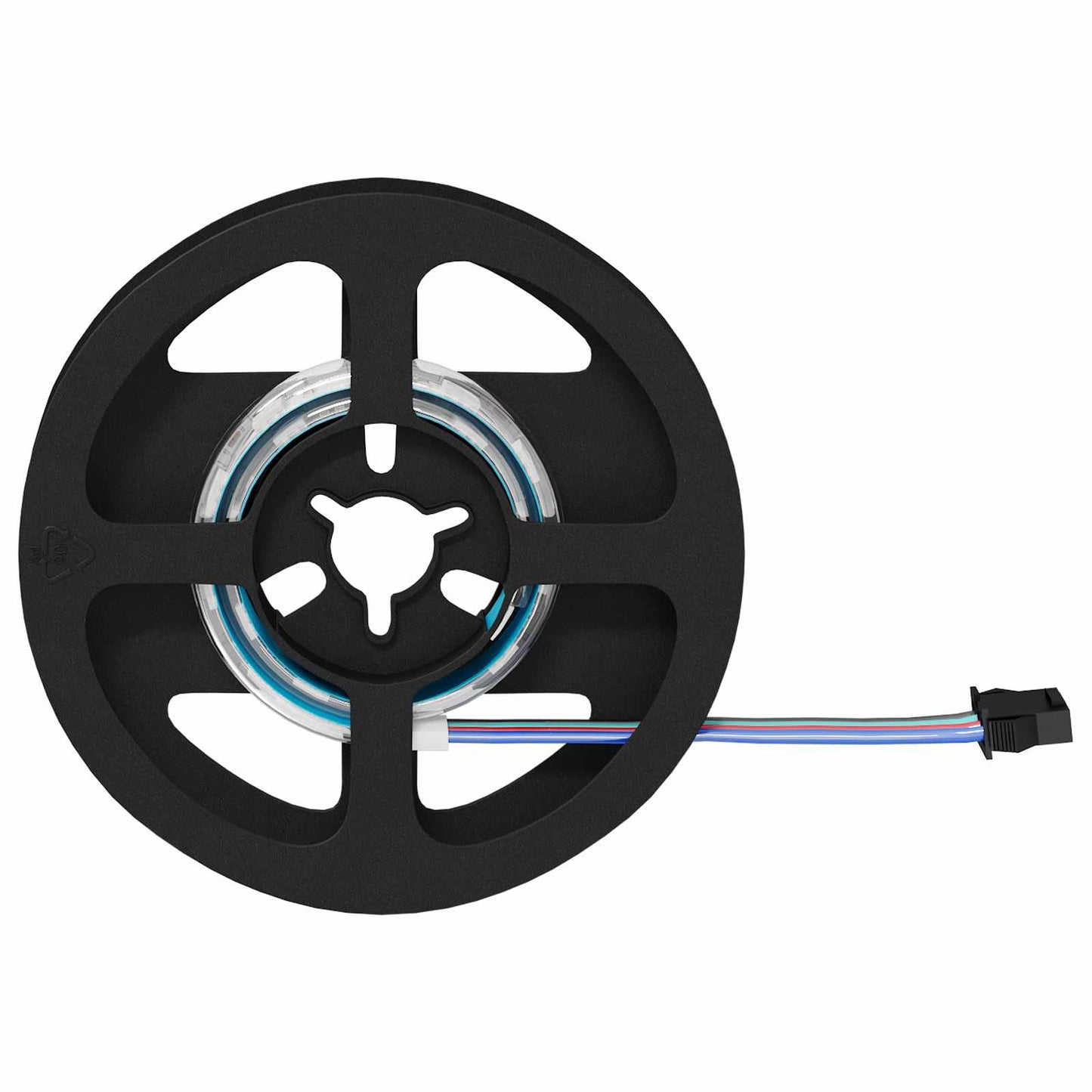 LED juosta 12 pcs Juoda ir permatoma 250 mm Varis ir plastikas