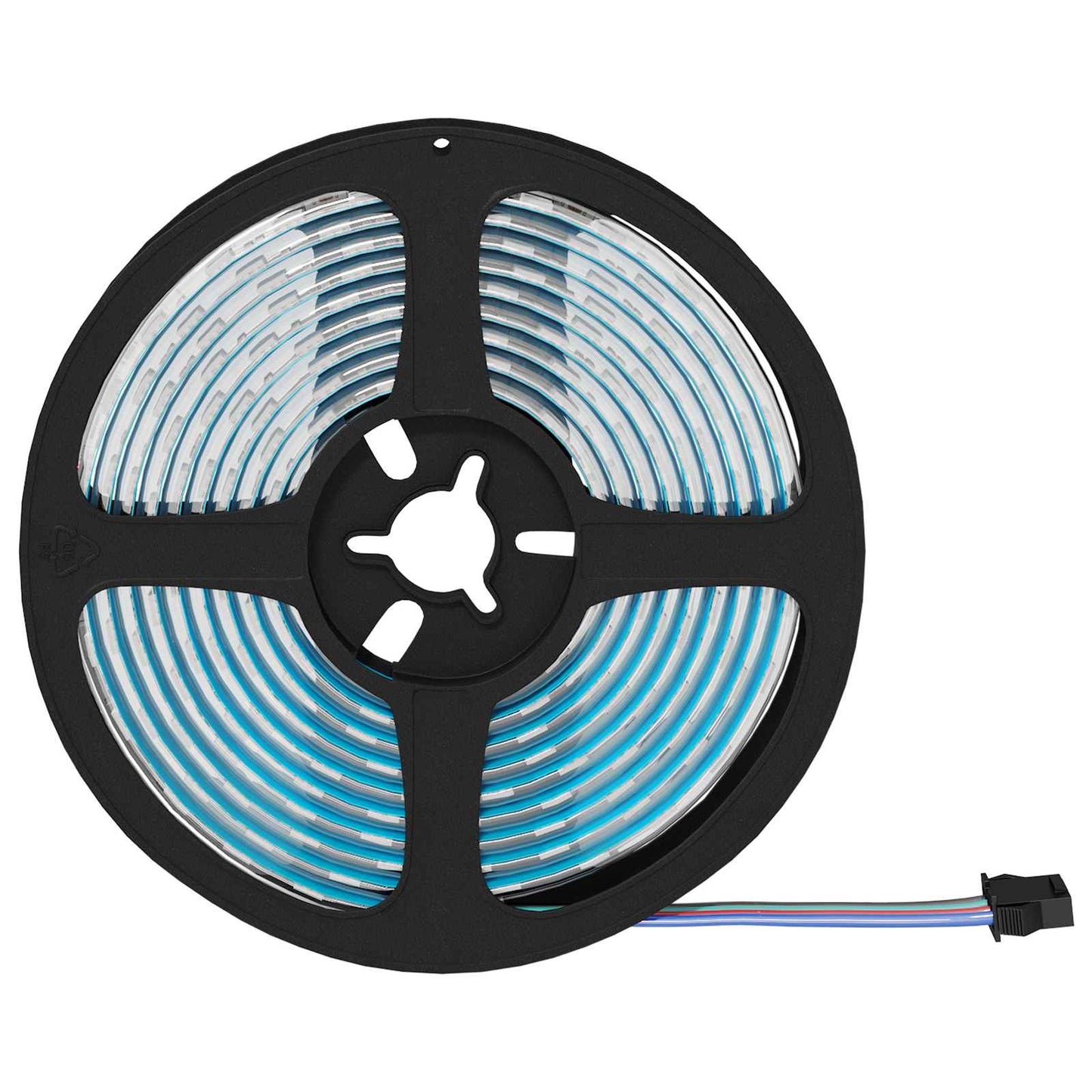 LED juosta 4 pcs Juoda ir permatoma 230 x 0,8 x 0,3 cm