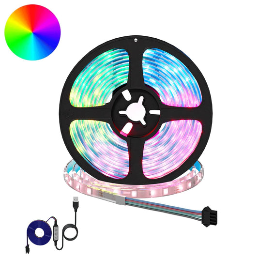 LED juosta 12 pcs Juoda ir permatoma 2500 mm Varis ir plastikas