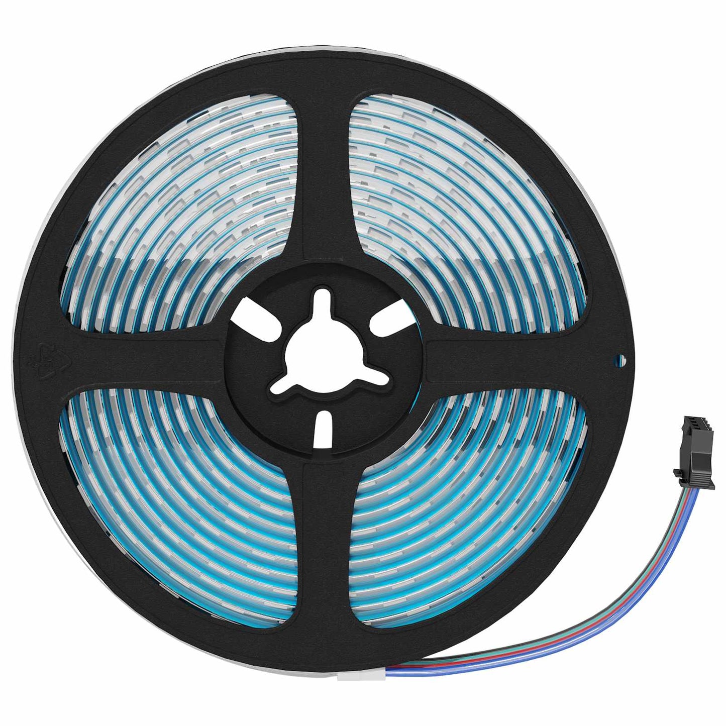 LED juosta 4 pcs Juoda ir permatoma 300 x 0,8 x 0,3 cm