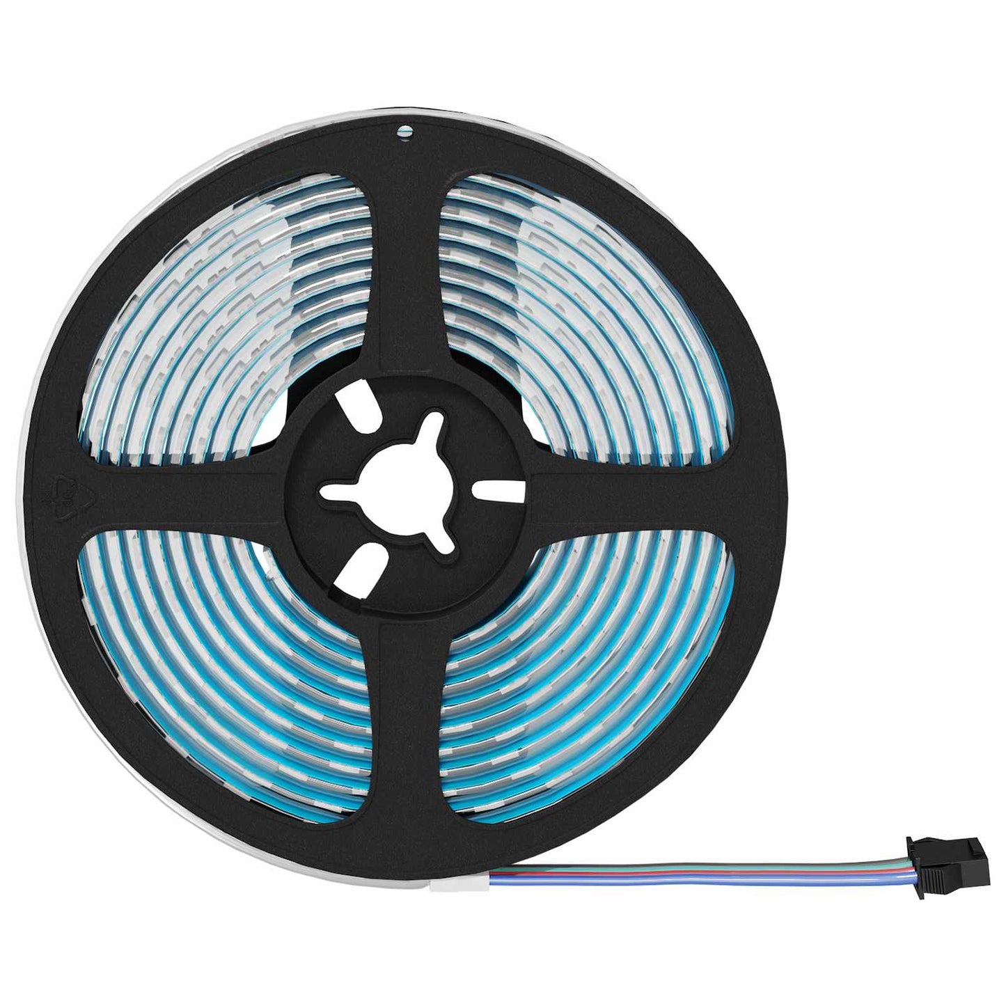 LED juosta 4 pcs Juoda ir permatoma 400 x 0,8 x 0,3 cm