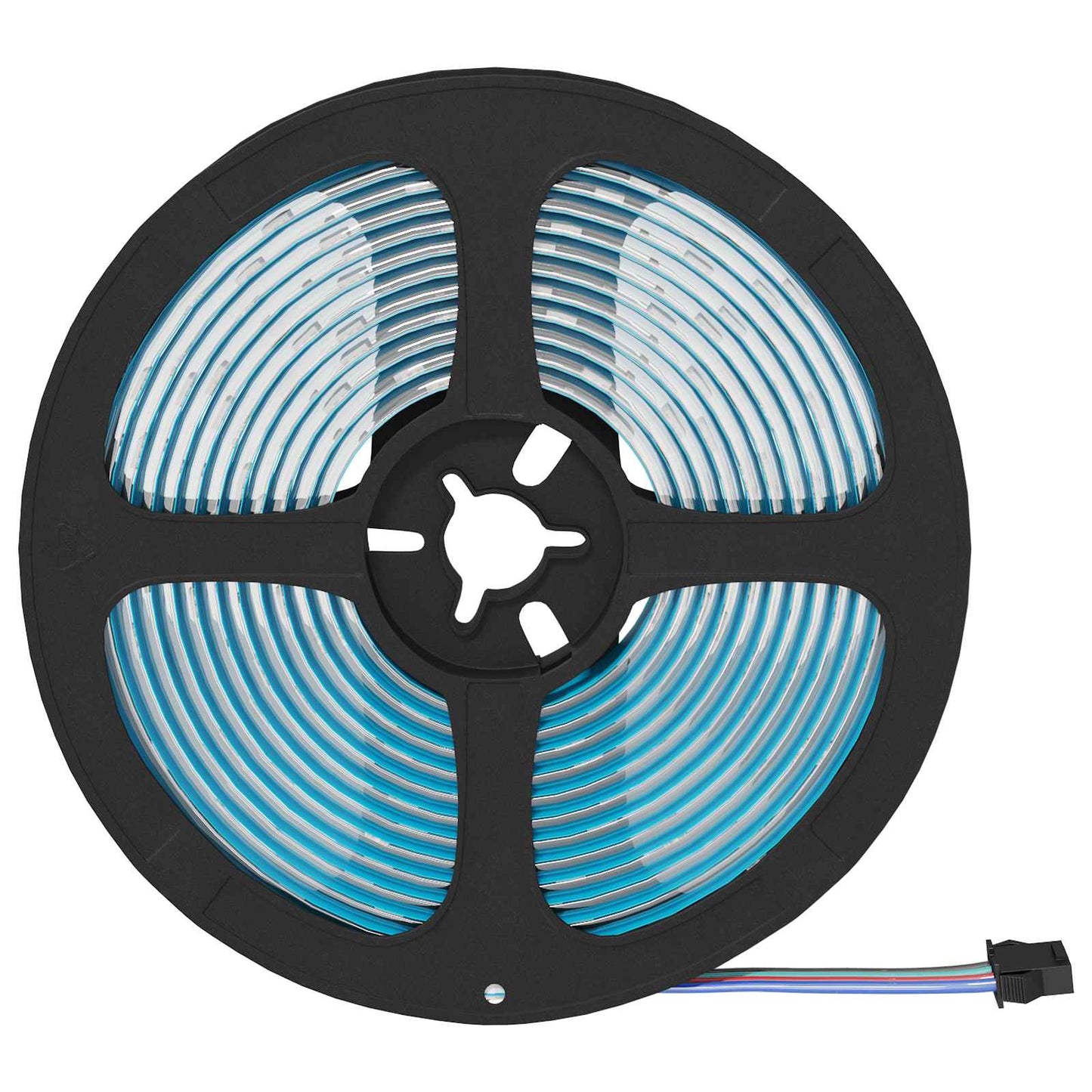 LED juosta 4 pcs Juoda ir permatoma 550 x 0,8 x 0,3 cm