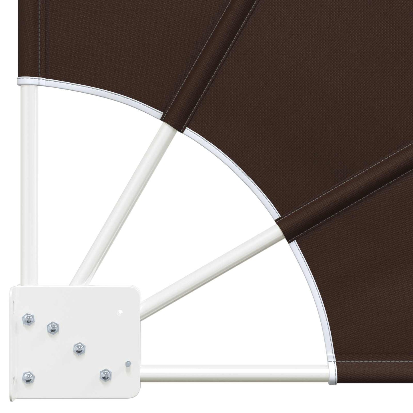 Balkono privatumo ekranas 140 x 140 cm Poliesteris Ruda