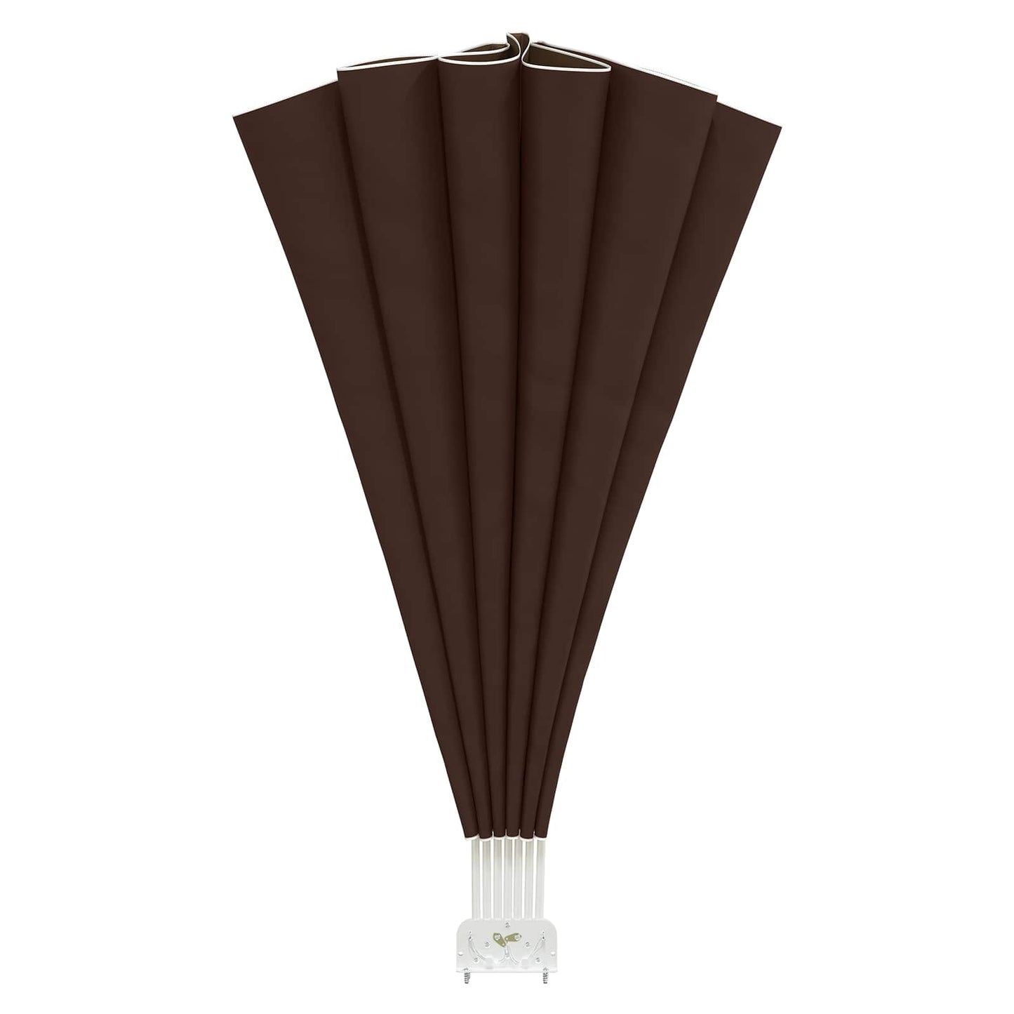 Balkono privatumo ekranas Ø 320 cm Poliesteris Ruda
