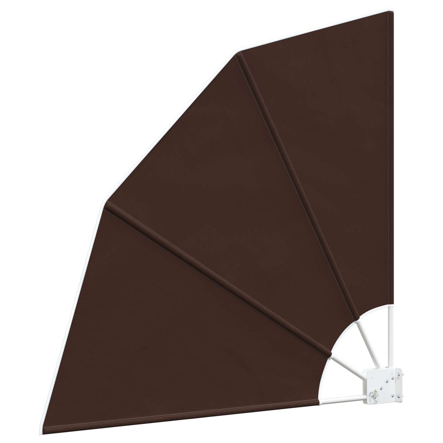Balkono privatumo ekranas 115 x 115 cm Poliesteris Ruda