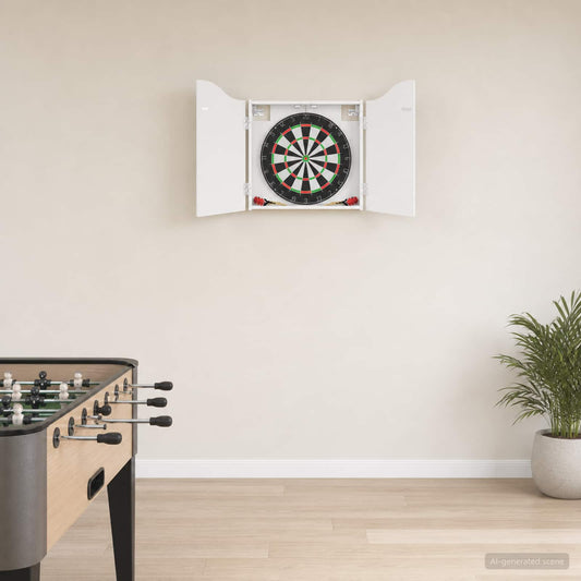 Dartboard spinta Itin blizgi balta 56 x 12 x 63 cm