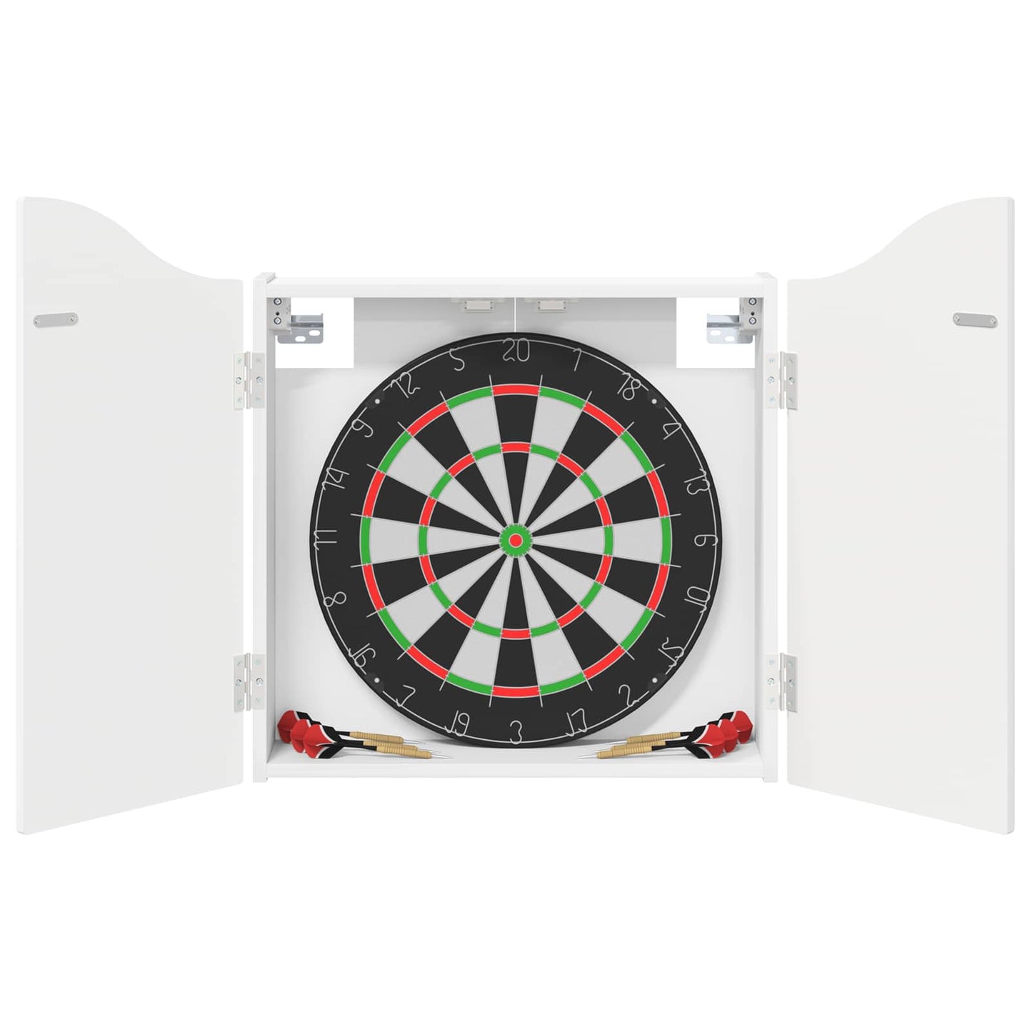 Dartboard spinta Blizgus baltas 56 x 12 x 63 cm