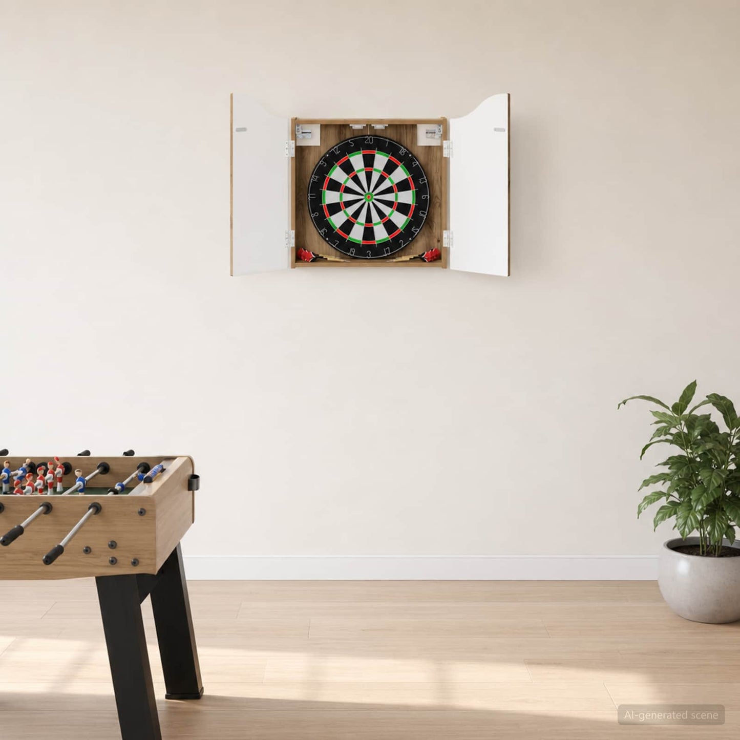 Dartboard spinta Artisano ąžuolo 56 x 12 x 63 cm