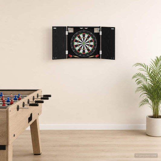Dartboard spinta Juodojo ąžuolo 56 x 12 x 53,5 cm