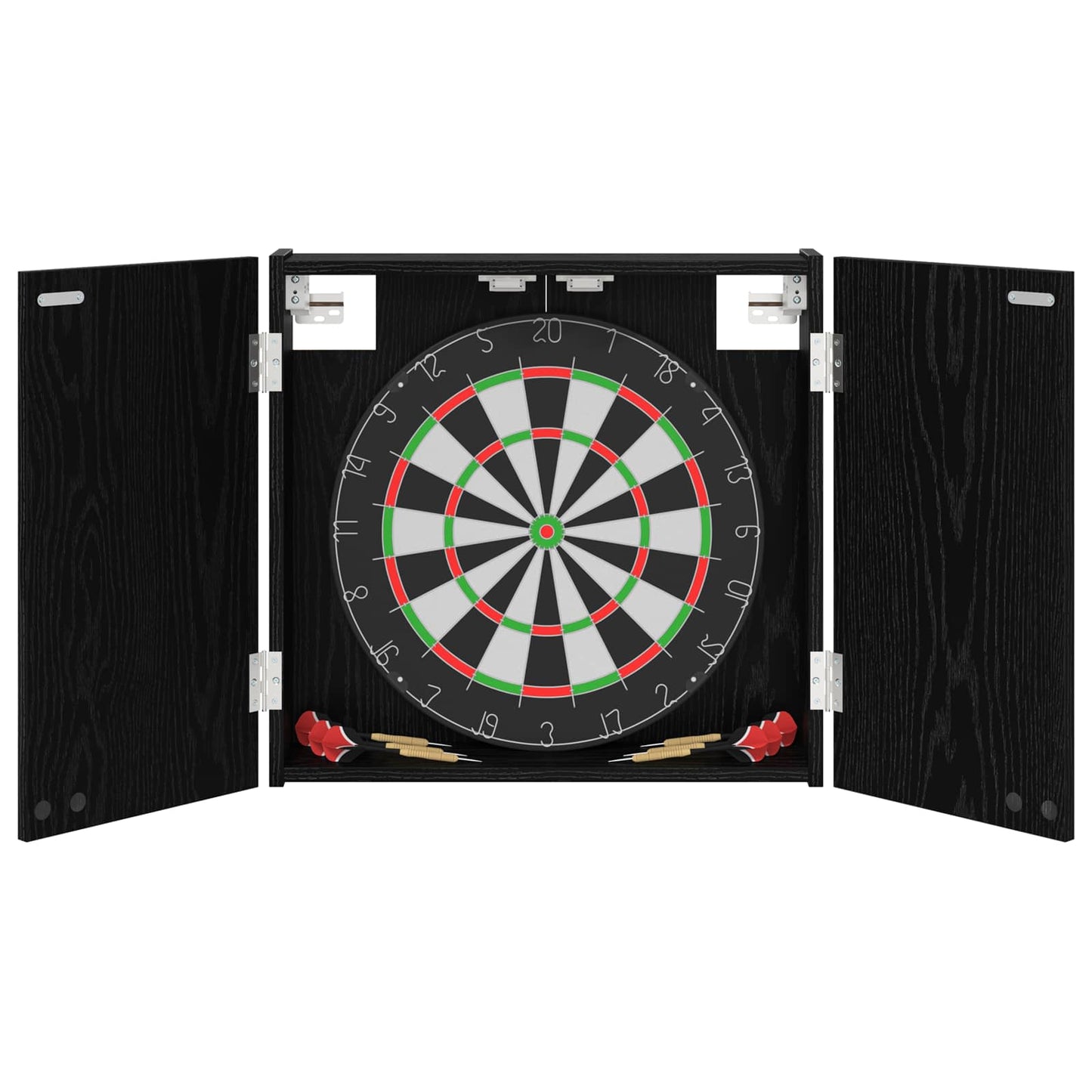 Dartboard spinta Juodojo ąžuolo 56 x 12 x 53,5 cm