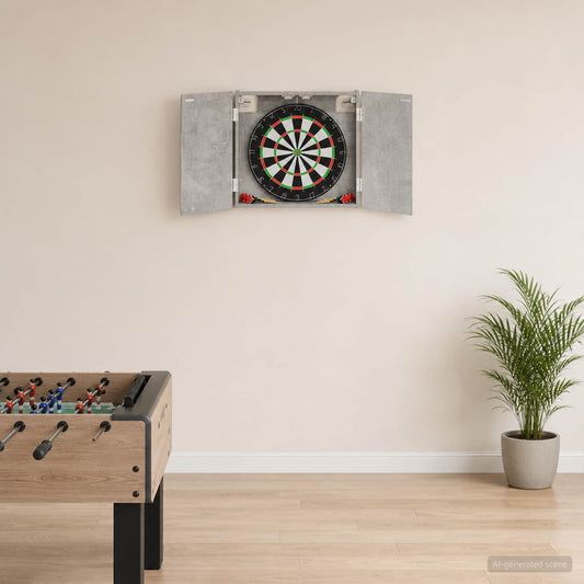 Dartboard spinta Betono pilka 56 x 12 x 53,5 cm