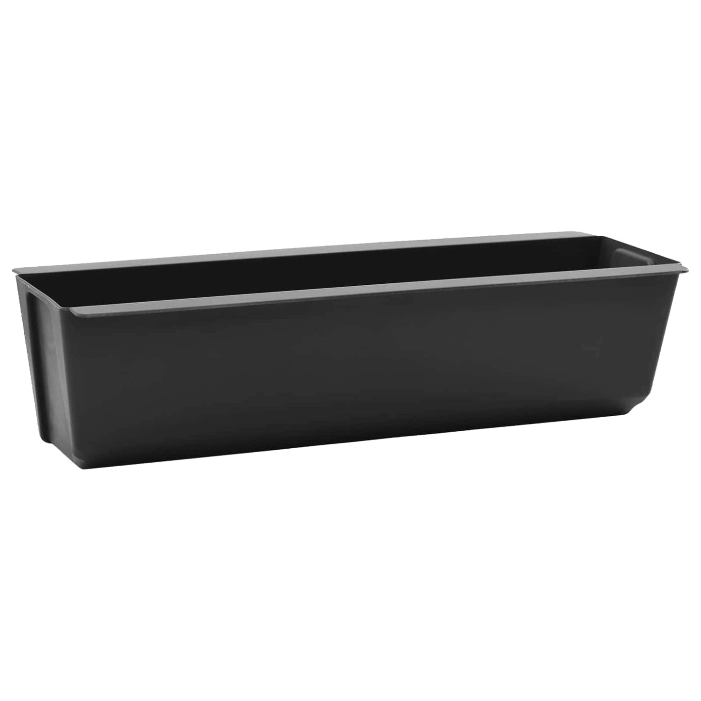 Gėlių dėžės Euro paletėms 12 pcs Juoda 36 x 13,5 x 9,5 cm