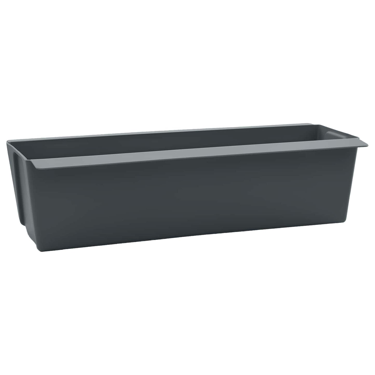 Gėlių dėžės Euro paletėms 24 pcs Pilka 36 x 13,5 x 9,5 cm