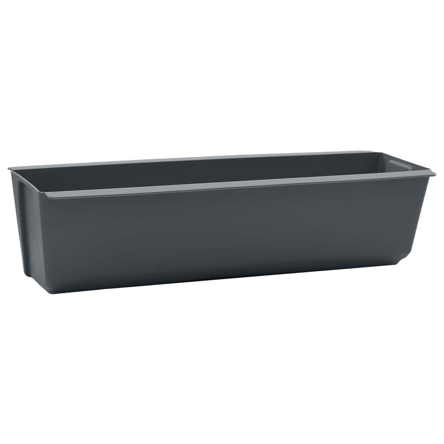 Gėlių dėžės Euro paletėms 24 pcs Pilka 36 x 13,5 x 9,5 cm