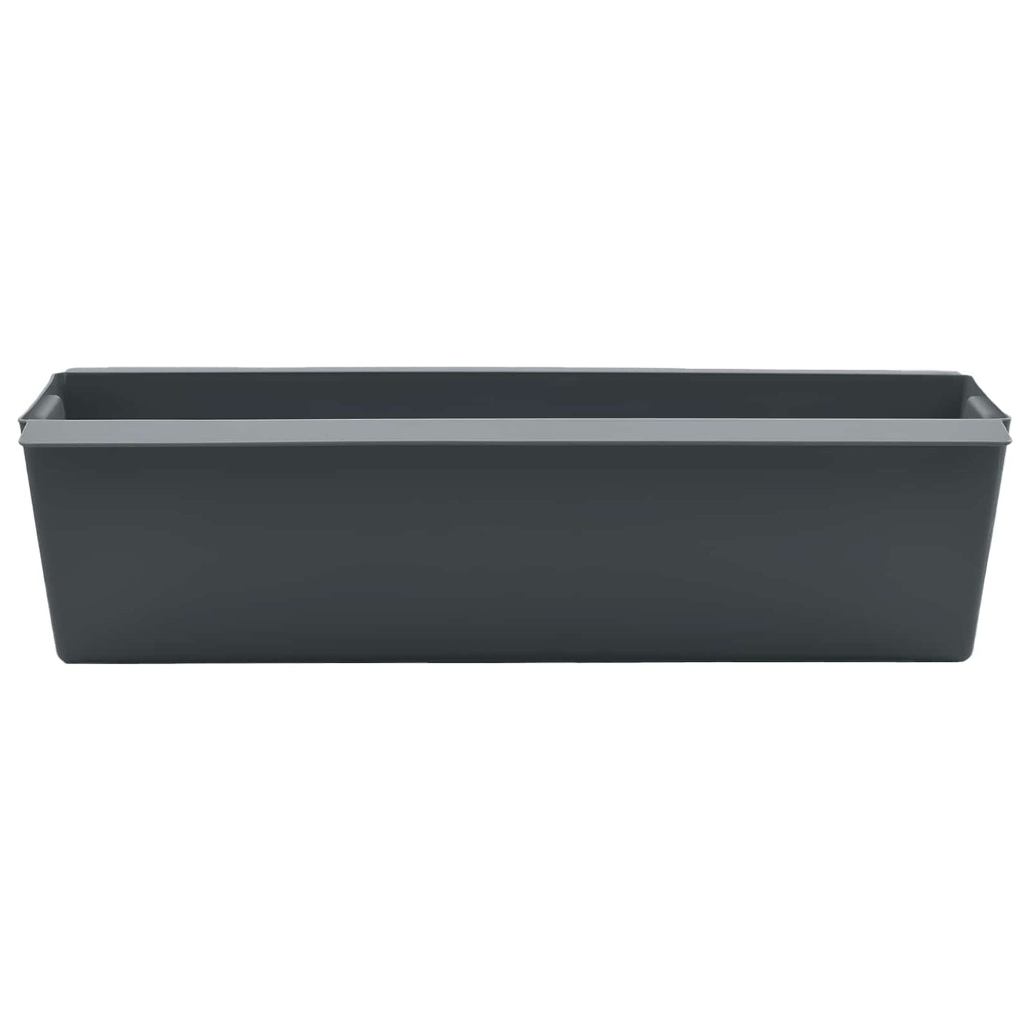 Gėlių dėžės Euro paletėms 24 pcs Pilka 36 x 13,5 x 9,5 cm