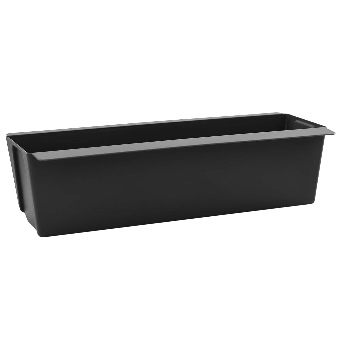 Gėlių dėžės Euro paletėms 24 pcs Juoda 36 x 13,5 x 9,5 cm