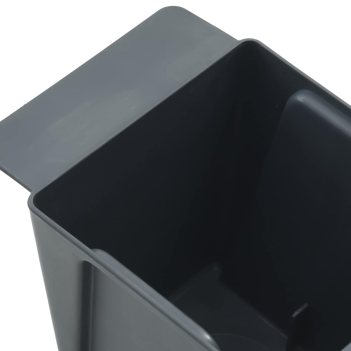 Gėlių dėžės Euro paletėms 12 pcs Pilka 13,5 x 9 x 9,5 cm
