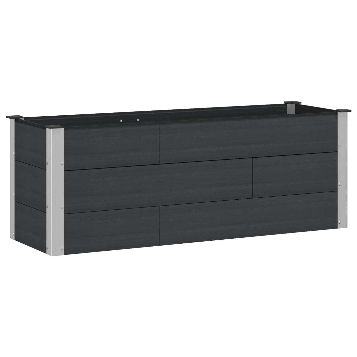 Paaukštinta sodo lova Juoda 150 x 50 x 54 cm