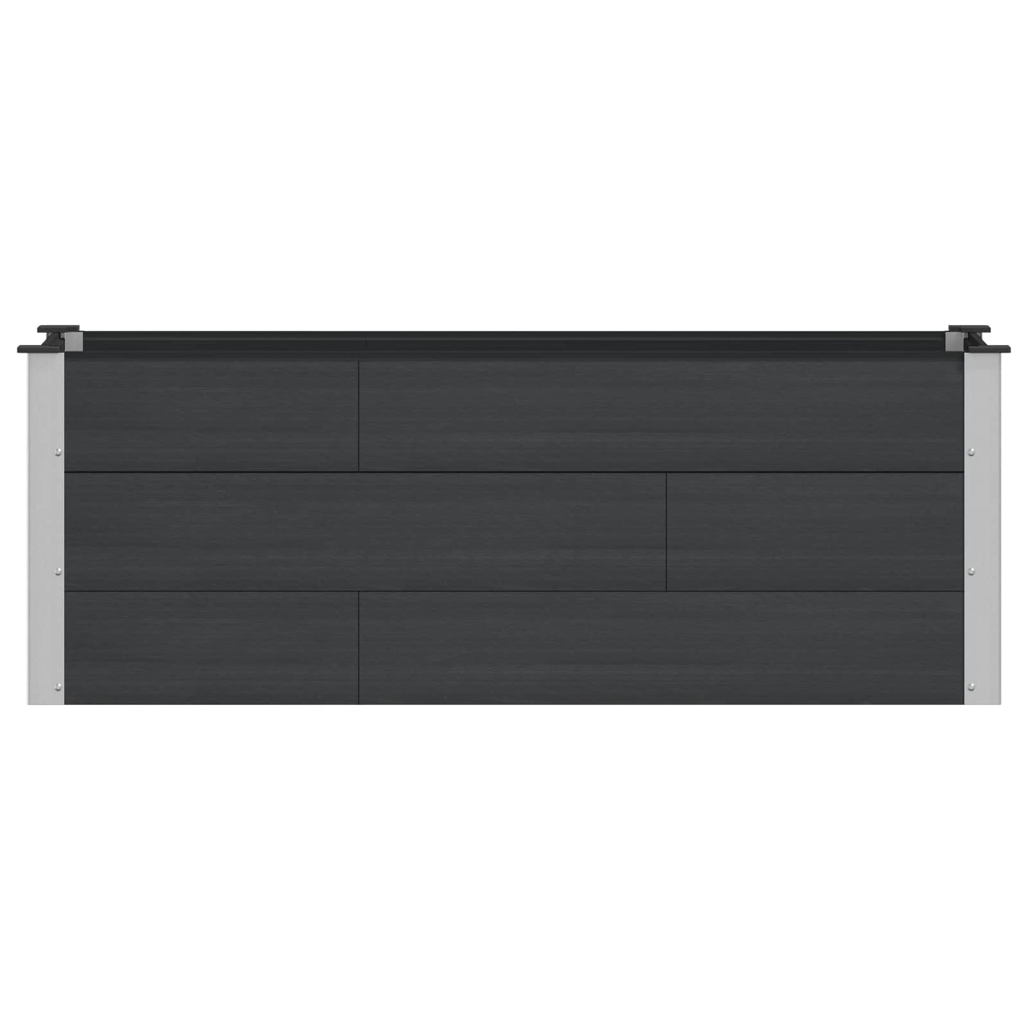 Paaukštinta sodo lova Juoda 150 x 50 x 54 cm