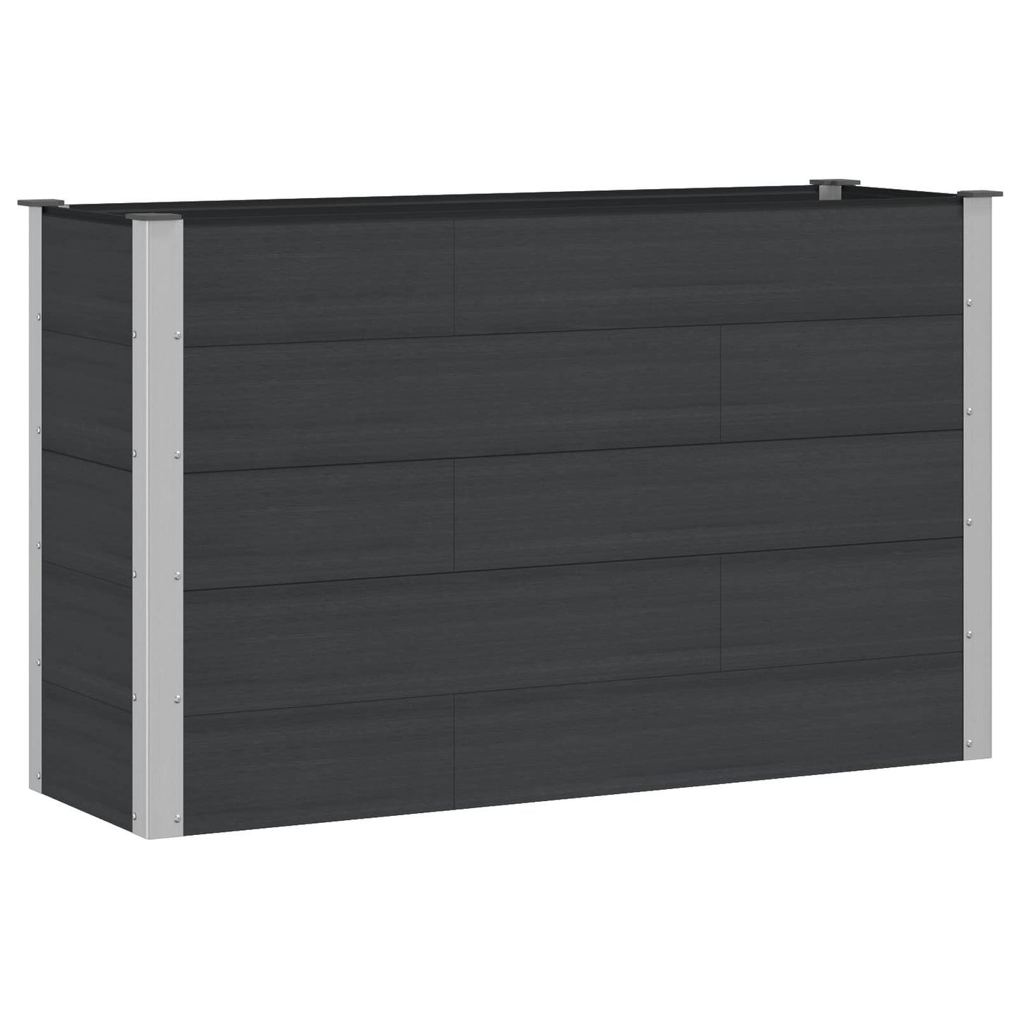 Paaukštinta sodo lova Juoda 150 x 50 x 91 cm