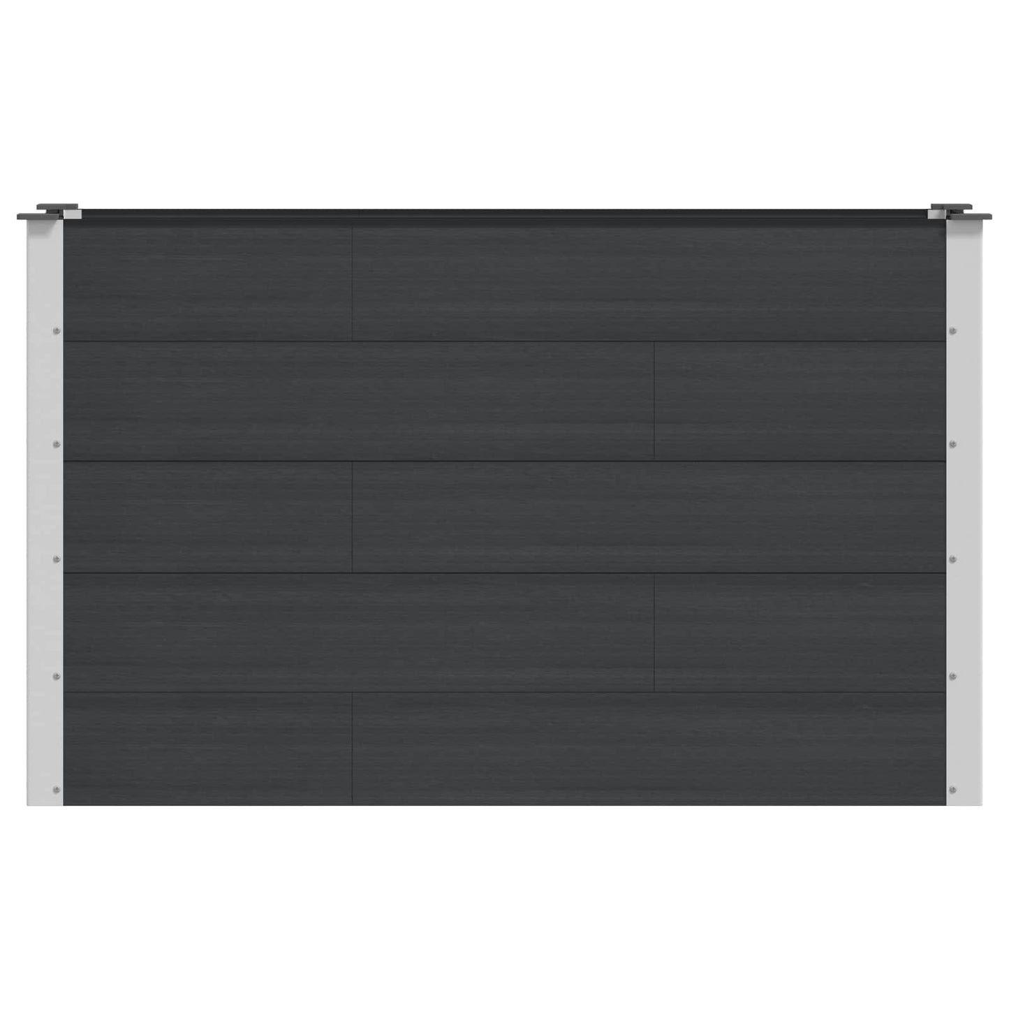 Paaukštinta sodo lova Juoda 150 x 50 x 91 cm