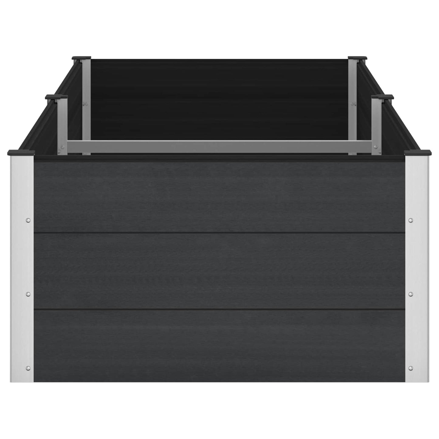 Paaukštinta sodo lova Juoda 250 x 100 x 54 cm