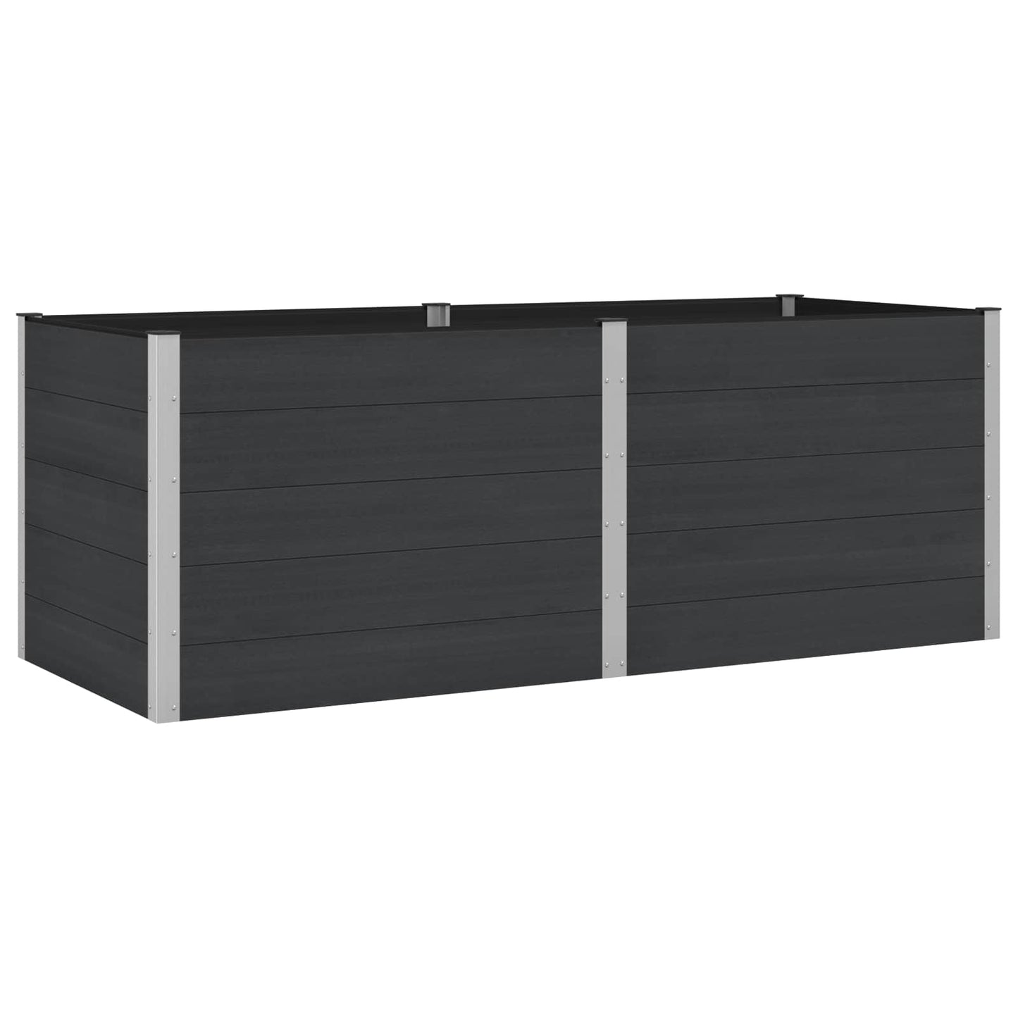 Paaukštinta sodo lova Juoda 250 x 100 x 91 cm