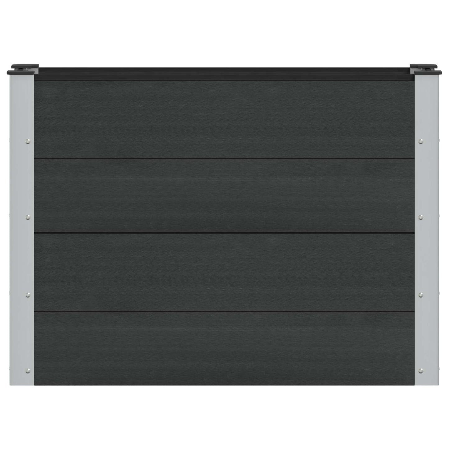 Paaukštinta sodo lova Juoda 100 x 30 x 72 cm
