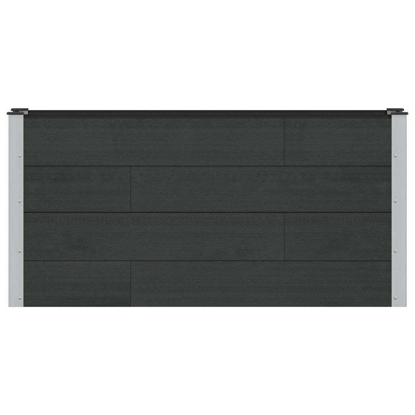 Paaukštinta sodo lova Juoda 150 x 30 x 72 cm