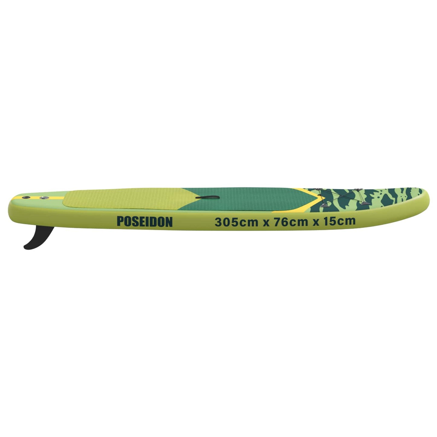 Pripučiamas Stan Up Irklas POSEIDON 305 x 76 x 15 cm Žalia
