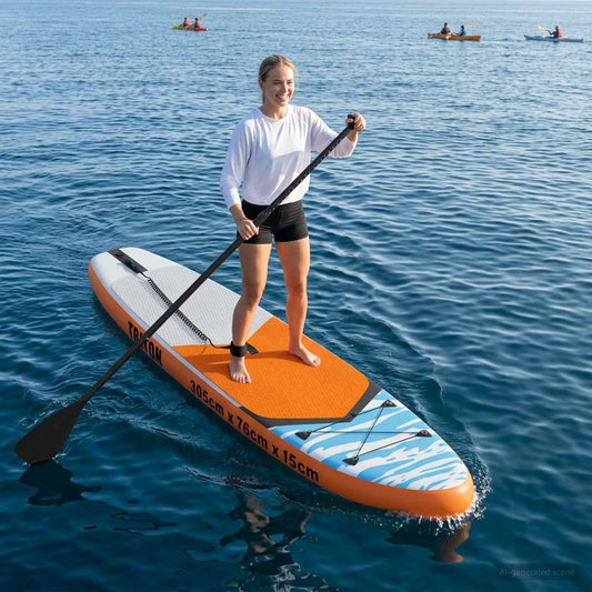 Pripučiamas stovinčių irklavimo laivas TRITON 305 x 76 x 15 cm